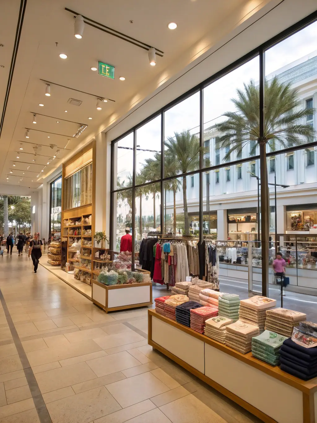 A picture of a clean retail space after Great Circle Cleaning services, highlighting the importance of cleanliness for customer experience.